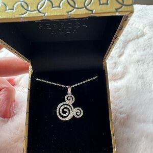 Mickey Mouse Icon Swirl Necklace by Rebecca Hook